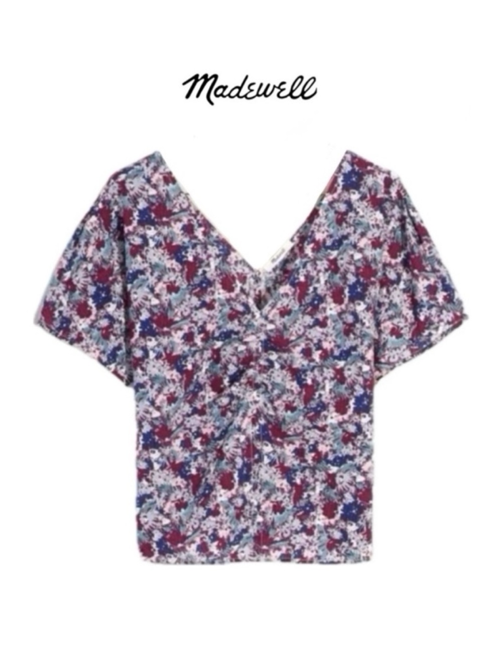 NWT Madewell Puff-Sleeve Top in Liberty Floral